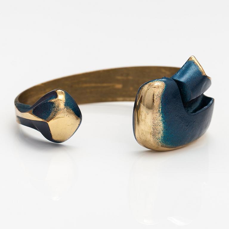 Björn Weckström, A fire bronze bracelet "Krupp". Lapponia.