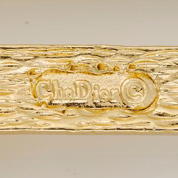 Dior necklace in gold metal.