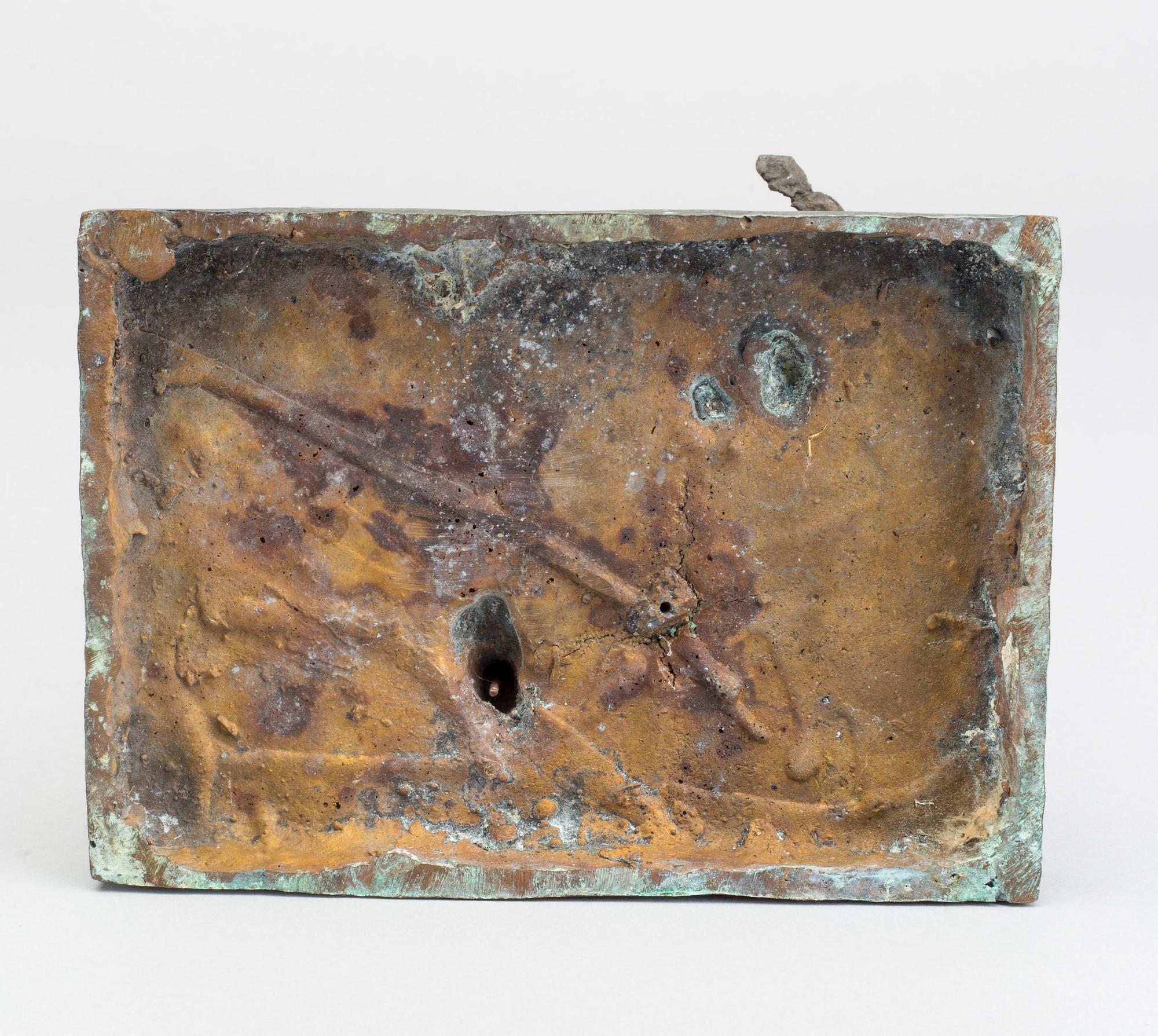 EINO HANSKI, skulptur, brons, osignerad.