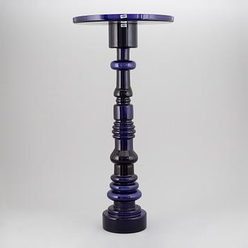 Oiva Toikka, a glass candlestick, Nuutajärvi, Notsjö, Finland 1973.
