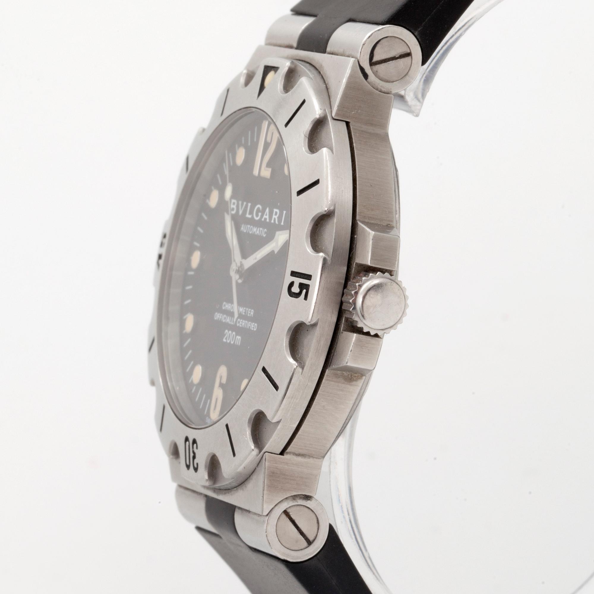 Bvlgari chronometer officially certified 200m outlet