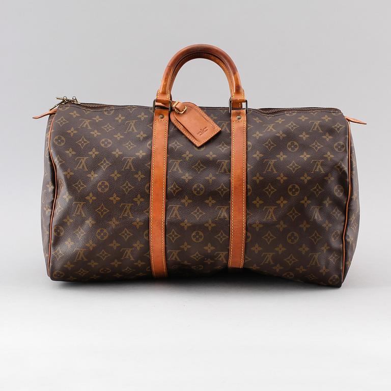 VÄSKA, Louis Vuitton, "Keepall 50", weekendbag.