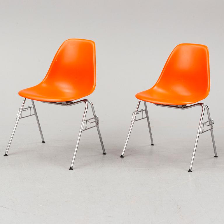 CHARLES & RAY EAMES, stolar, 7 st, "DSS", Vitra, 2000.