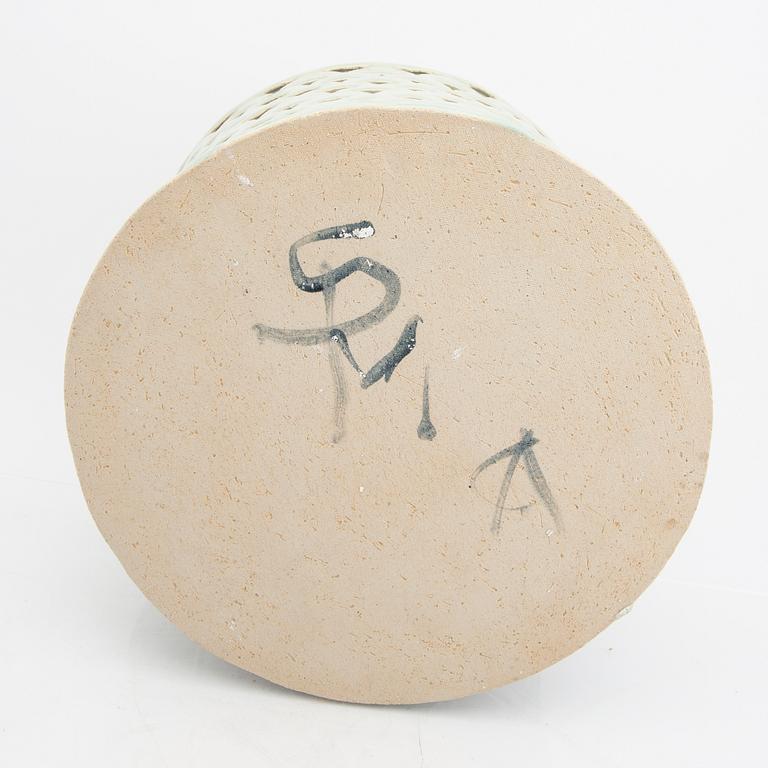 Signe Persson-Melin, a glazed stoneware bowl handsigned.