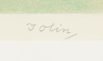 Einar Jolin, lithograph in colours, signed and numbered 144/360.