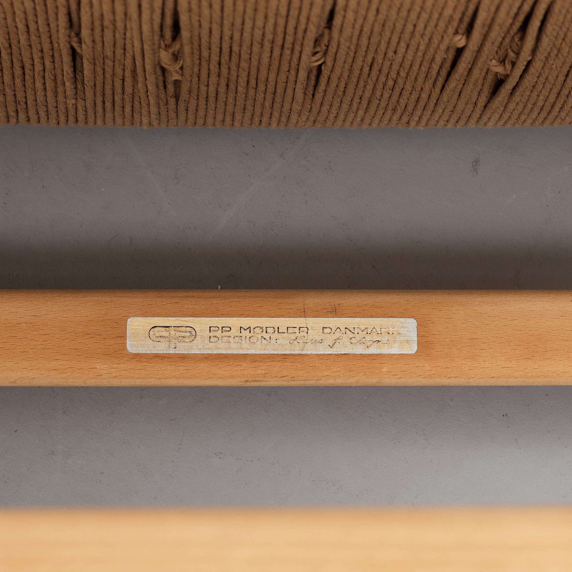 HANS J WEGNER, 3 chairs by PP Møbler, model "PP68", "PP203" and "PP209".