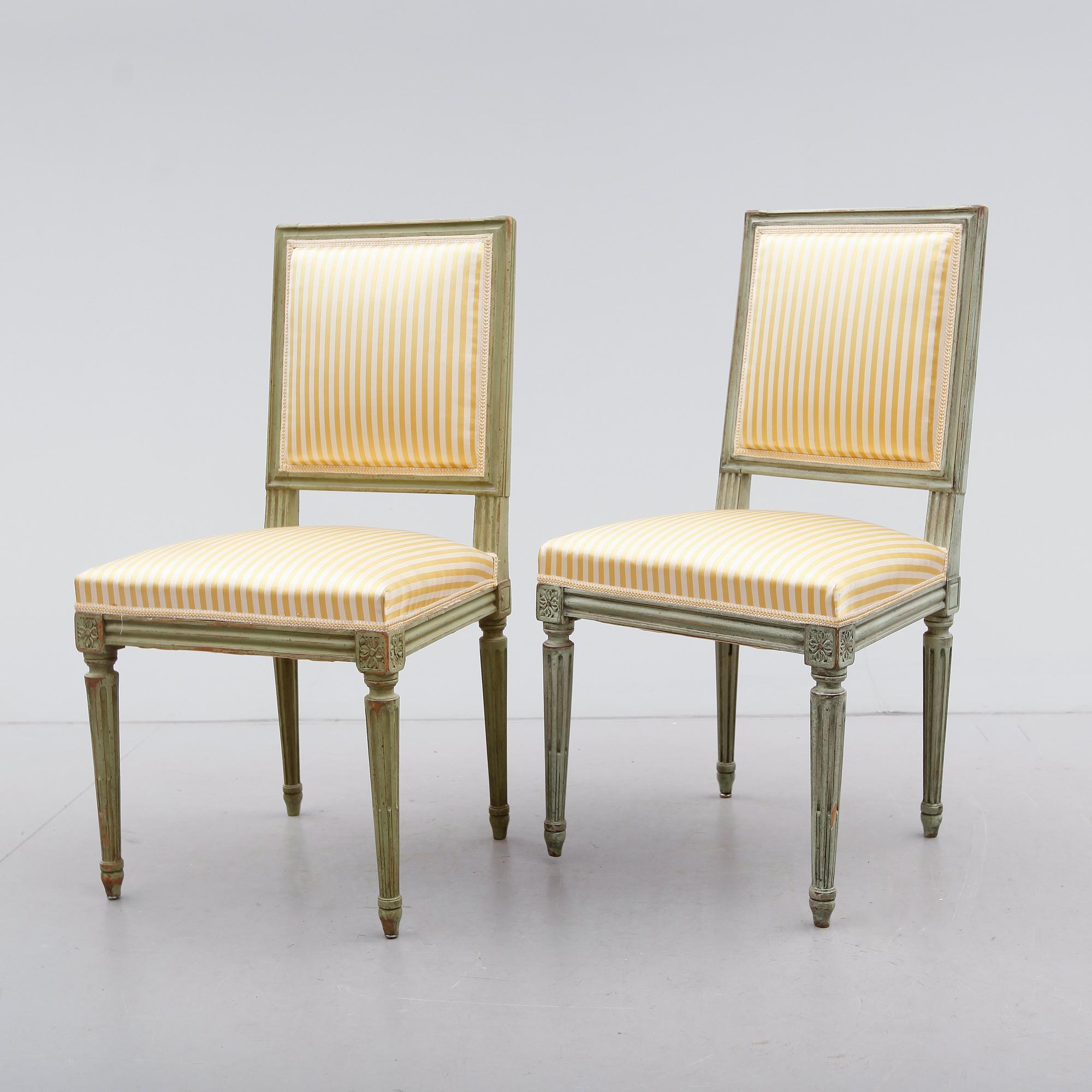 STOLAR, 10 st, gustaviansk stil, 1900-talets första hälft.