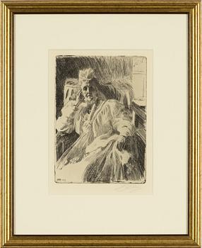 Anders Zorn, "Änkedrottning Sophia”.