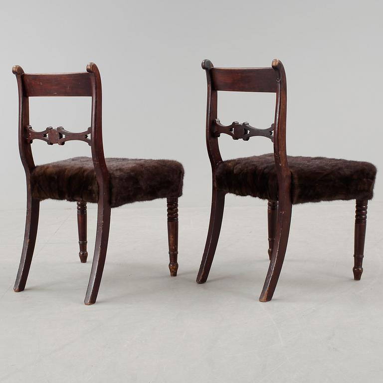 STOLAR, ett par, England, 1800-tal.