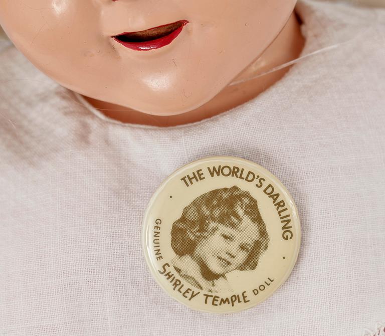 SHIRLEY TEMPLE-DOCKA, The Ideal Novelty and Toy Company, USA. 1930-tal.