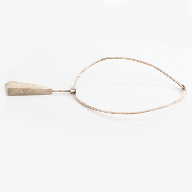 Rey Urban, Necklace, silver, with pendant.