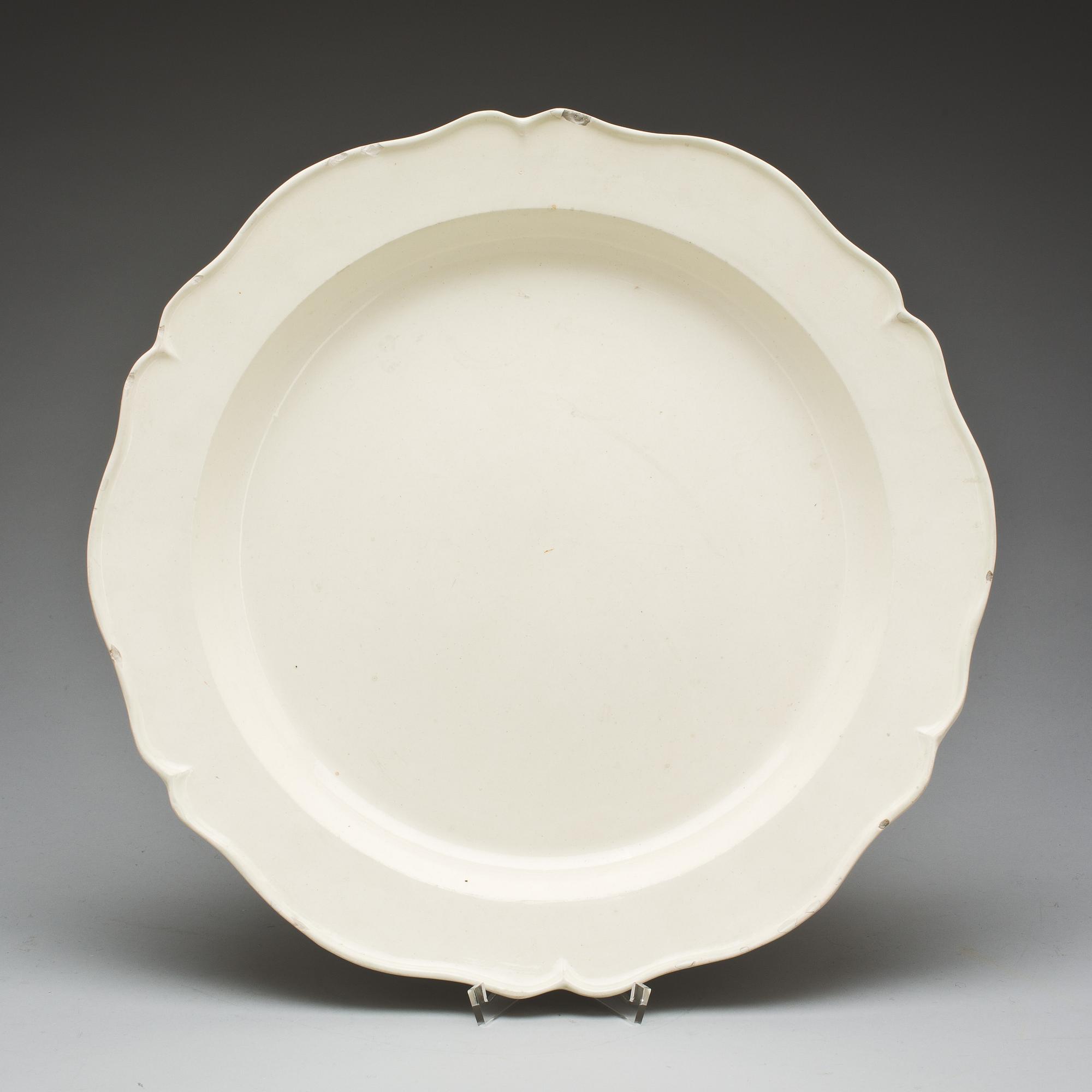 SKÅLFAT, flintgods. Empire, 1800-talets början.