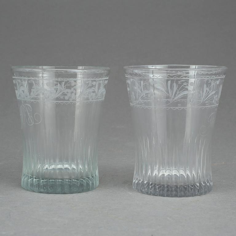 GLAS, 10 st, tidigt 1800-tal.
