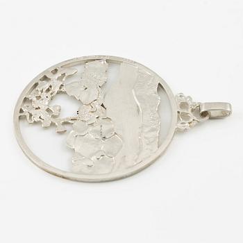 Lars Arby, pendant, sterling silver, Gothenburg 1969.
