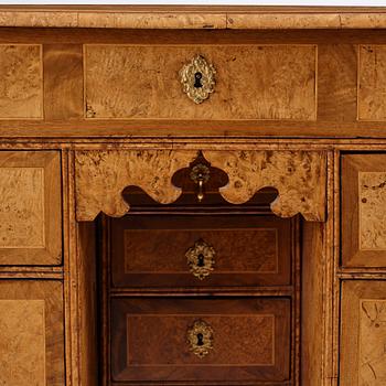 A Swedish late Baroque writing desk,  1720-40's.