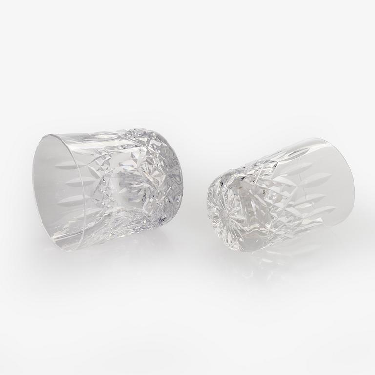 Glass set, crystal, Waterford 1960s/1970s.