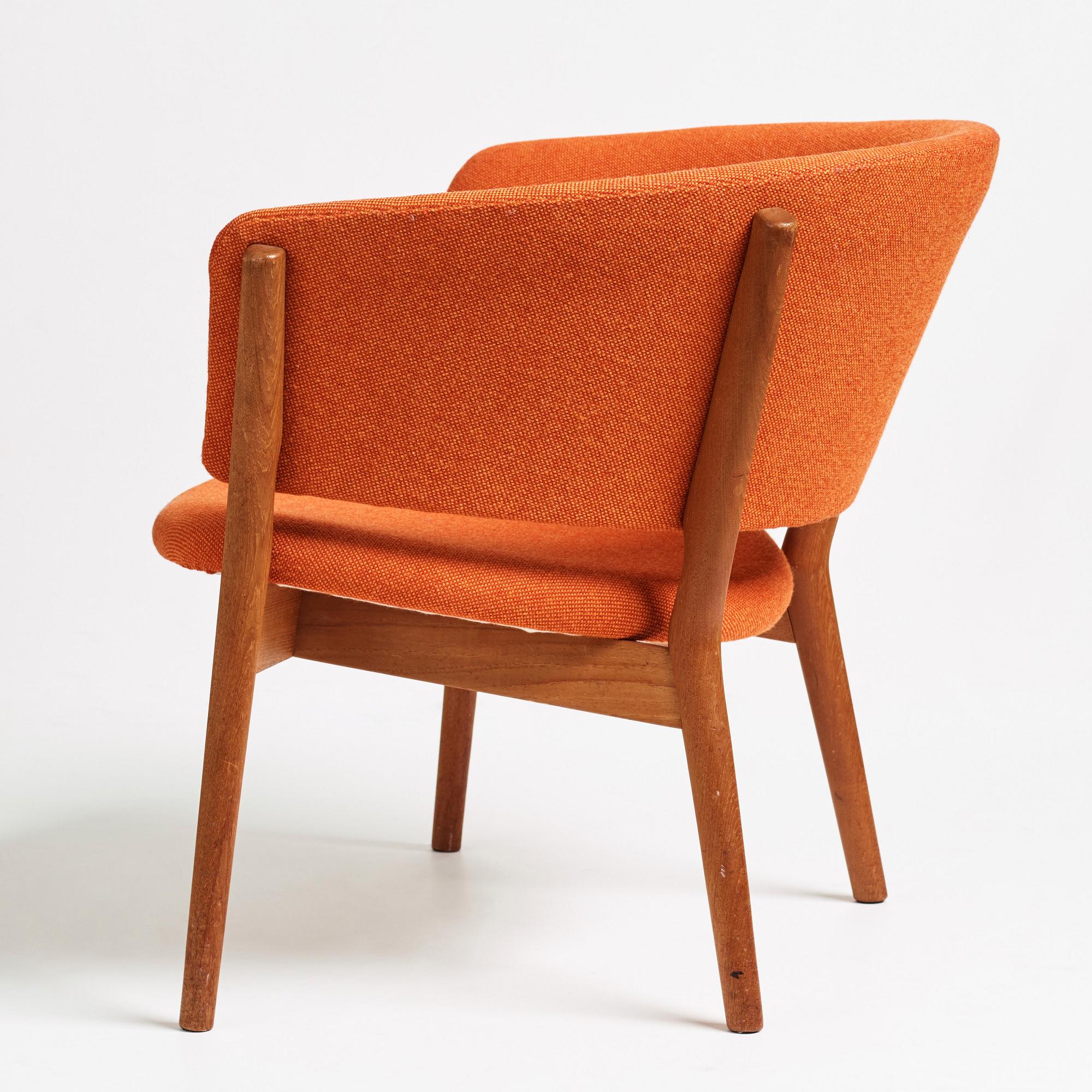 Nanna Ditzel, fåtölj, Søren Willadsen, Danmark, 1950-60-tal.