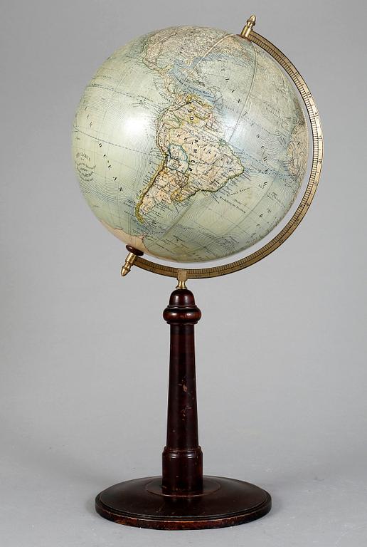 JORDGLOB, Ludw. Jul. Heymann, Leipzig, 1900-talets början.