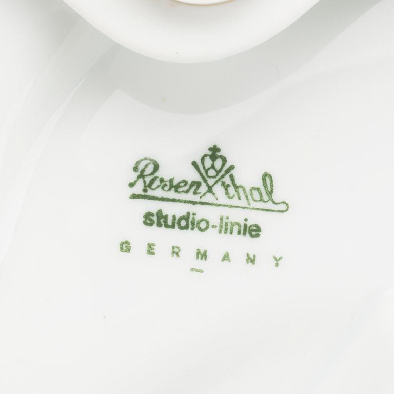 FAT, 3 st, porslin, Fruhtrunk, Narendra samt Natale Sapone, Studio-Line, Rosenthal, signerade och numrerade.