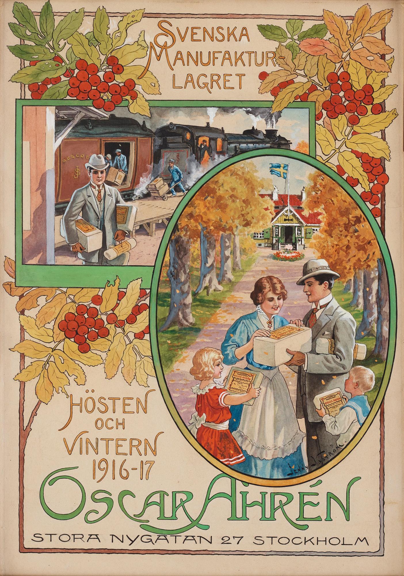 Jenny Nyström, Original Illustration for Mail Order Catalogue.