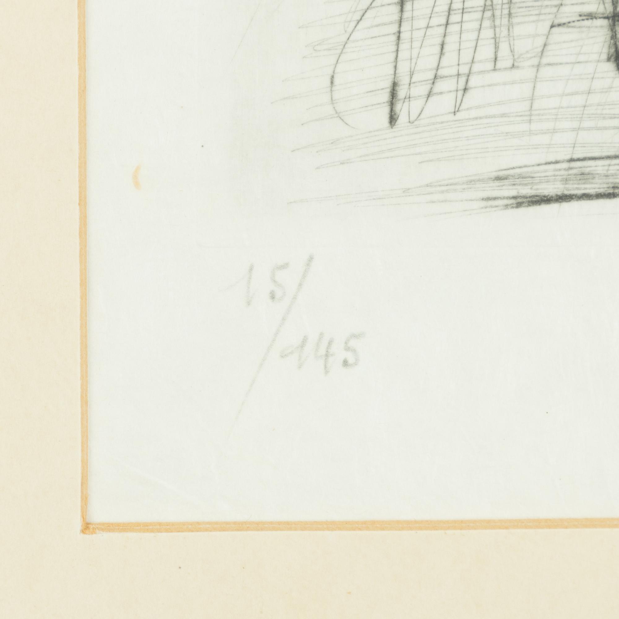 Salvador Dalí, "Le Coupleà la bougie" From "Les Amours de Cassandre".