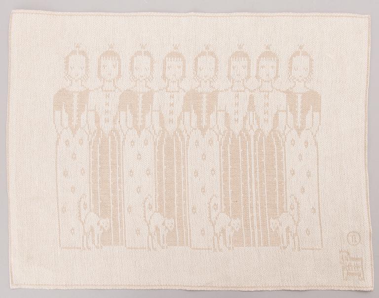 DORA JUNG, bordstabletter 4 st, signering Dora Jung samt märkt TL, Tampella.