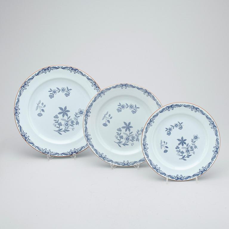 SERVISDELAR, 42 delar, porslin, "Ostindia", Rörstrand, 1900-tal.