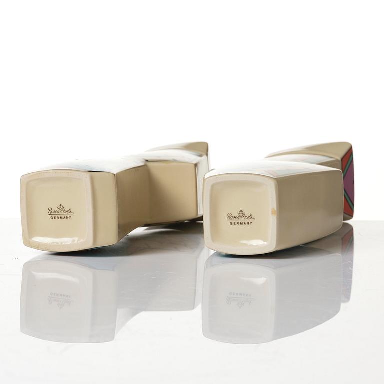 Dorothy Hafner, a 47-piece "Flash" ceramic dinner service, Rosenthal, Germany, post 1984.