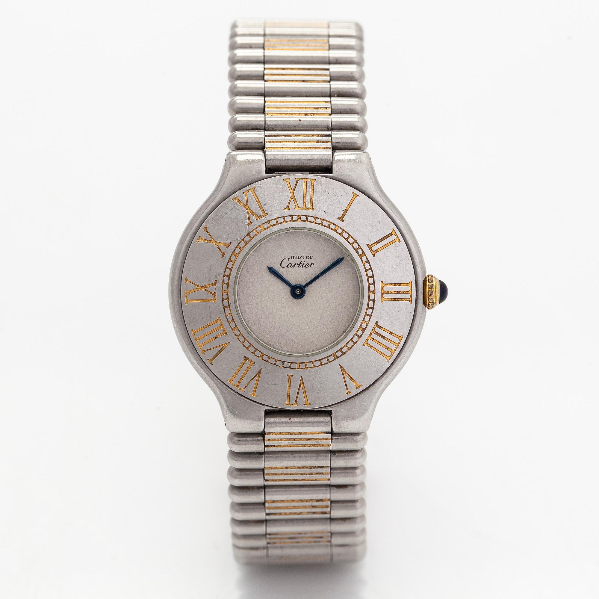 Cartier, Must 21, wristwatch, 31 mm.