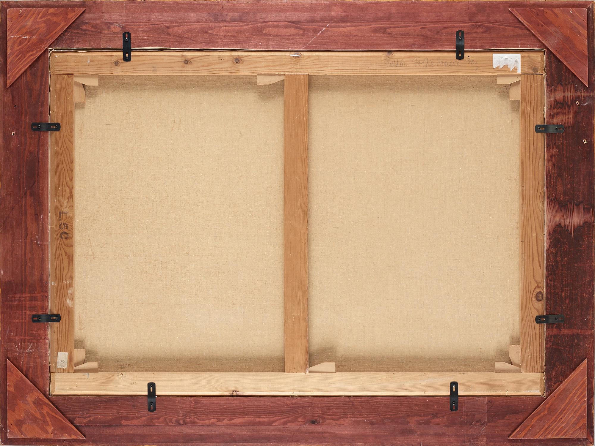 Oskar Bergman, "Småstadsgata i töväder (I)".