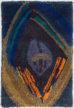 OILI MÄKI, a Finnish long pile rug. Circa 168X115 cm.