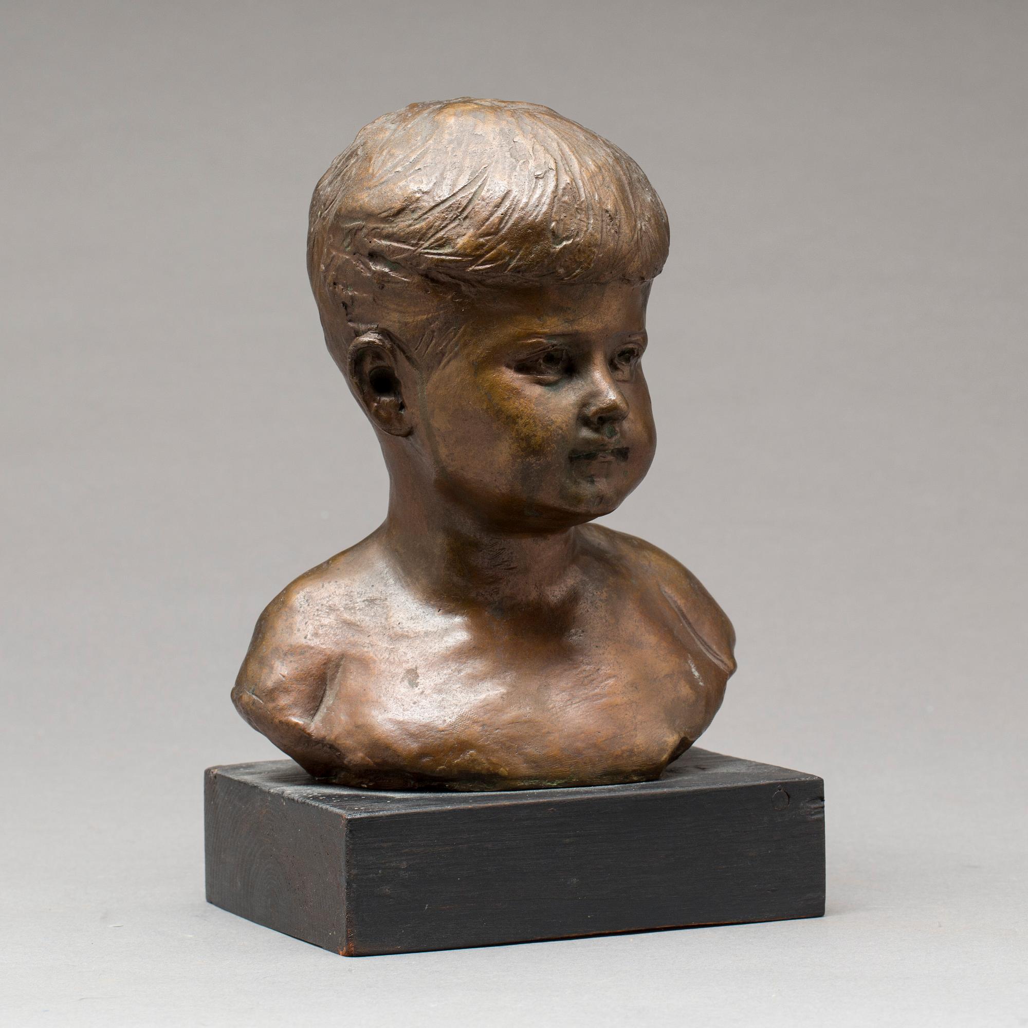 ALESSANDRO MORETTI, signerad och daterad 1938, patinerad brons.