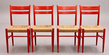 STOLAR, 4 st, design Yngve Ekström, 1900-talets andra hälft.