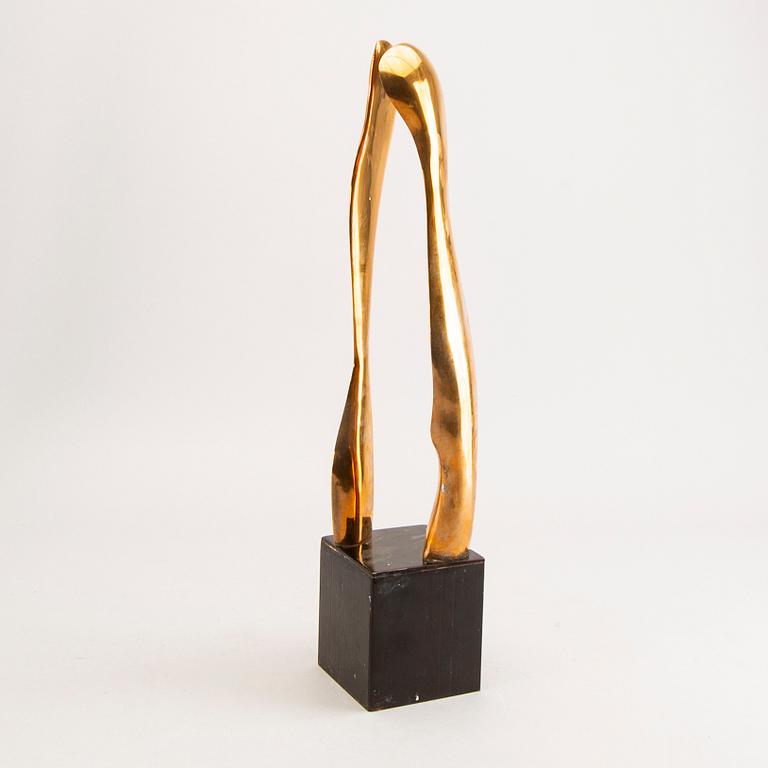 Tommy Berglund, a bronze sculpture signed and dated 1991.