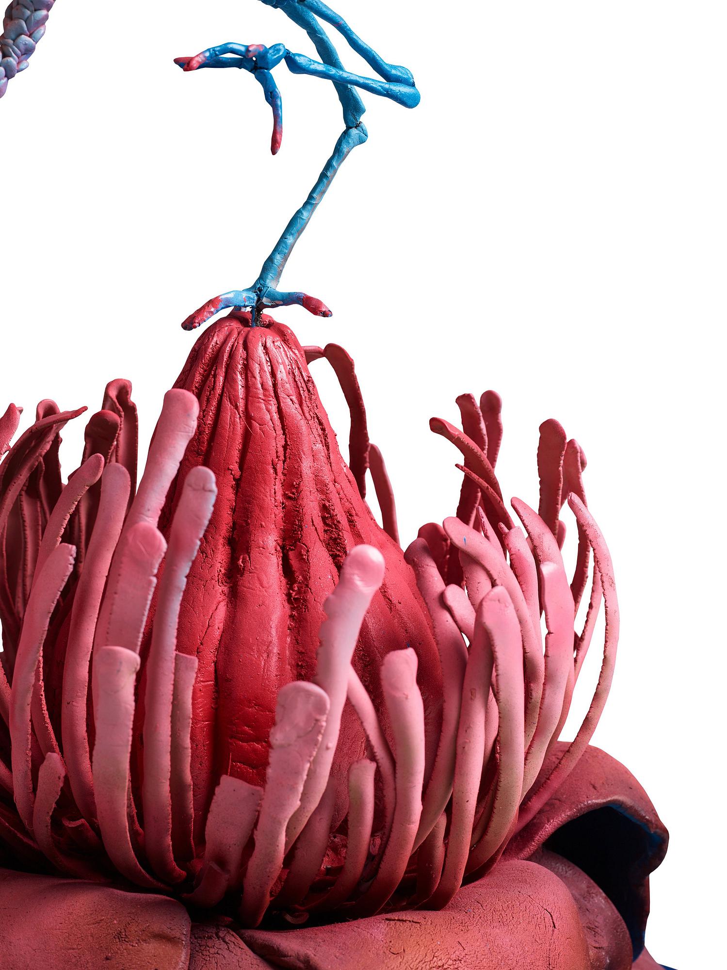 Nathalie Djurberg & Hans Berg, "One Last Trip to the Underworld (Strawberry Red and Blue)".