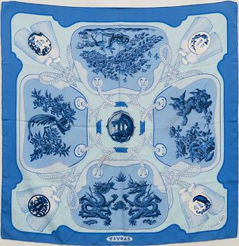 Hermès, scarf "Tsubas".