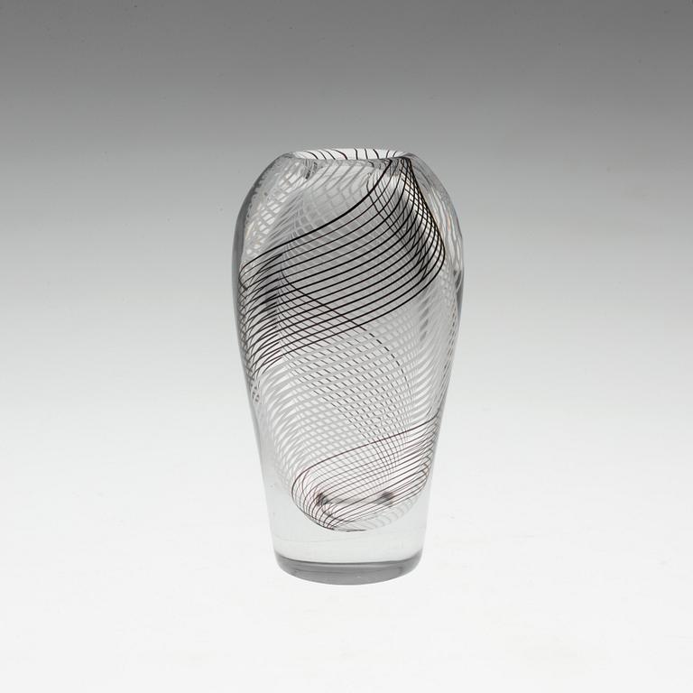 VICKE LINDSTRAND, a glas vase, signed LH 1269.