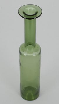 FLASKA, glas, signerad Nanny Still, Riihimäen Lasi Oy. Formgiven 1959.