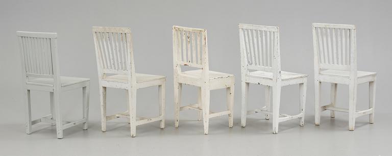 STOLAR, 5 st, snarlika, Gustavianska, 1800-talets början.