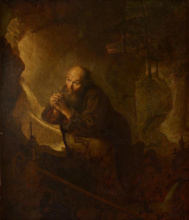 DUTCH SCHOOL 17th CENTURY. St Jerome.