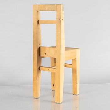 Mats Theselius, chair prototype, likely a unique piece, 1991.