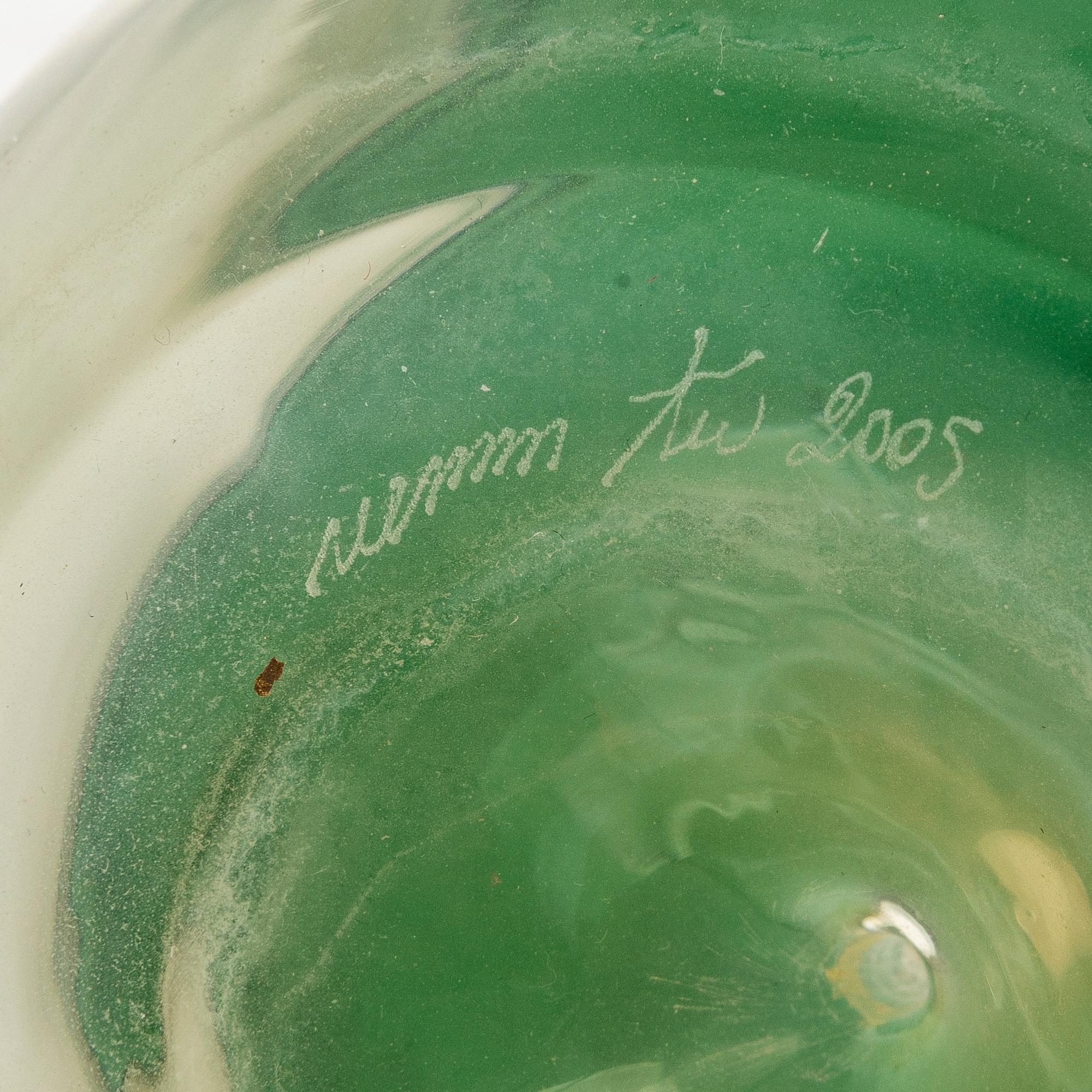 TAPIO WIRKKALA, A vase signed Venini TW 2005.