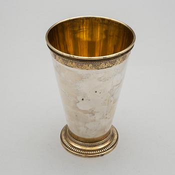 Bägare, silver, MGAB, Uppsala, 1940, vikt ca 260 g.