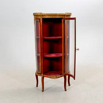 A Louis XVI style mahogany display cabinet first half of the 20th century.