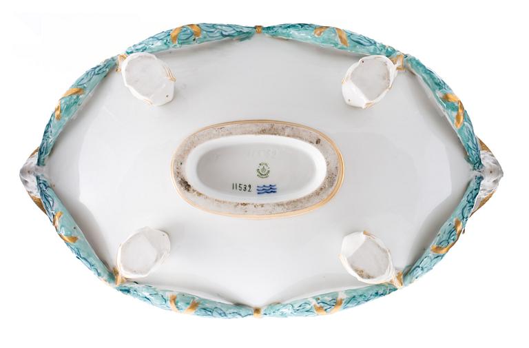 JARDINIERE, porslin, Royal Copenhagen, Danmark. 1900-tal.