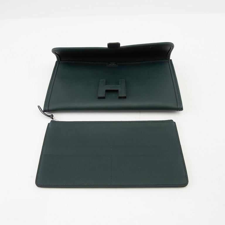 Hermés, wallet, "Portfeuille Jig duo Veau Swift" 2021.