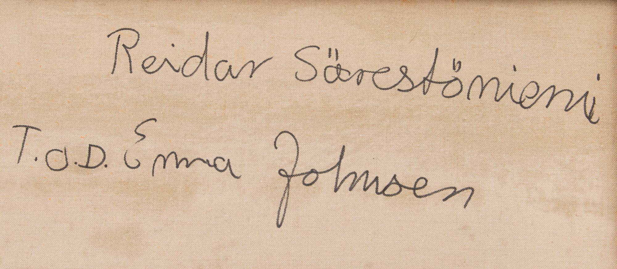 REIDAR SÄRESTÖNIEMI, RED LYNX IN THE MOONLIGHT.