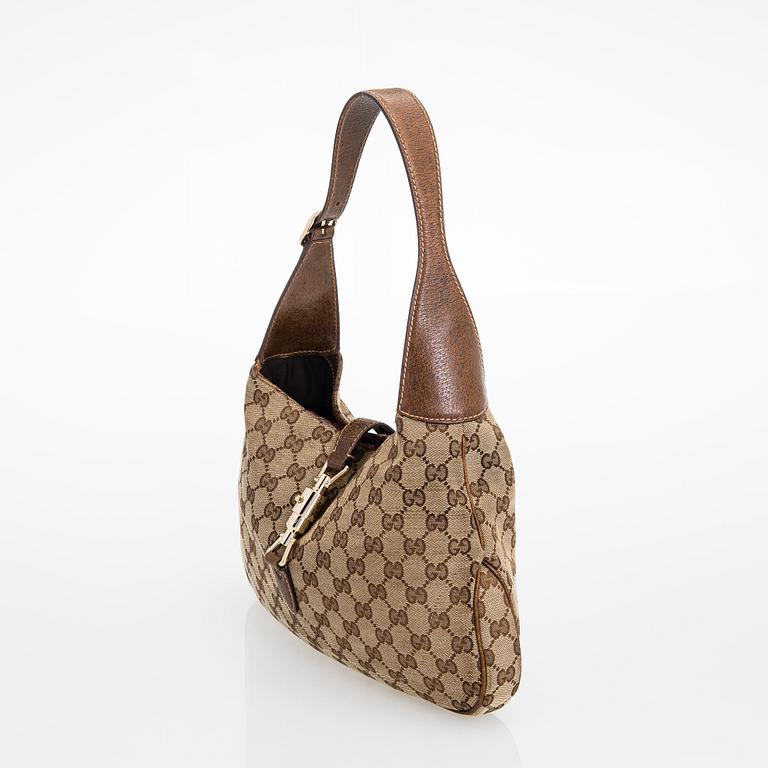 Gucci, A  monogram 'Jackie' Bag.