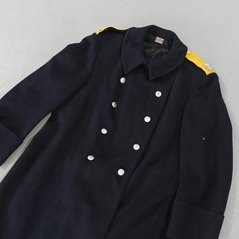 Four uniforms for the swedish army, model 1886.