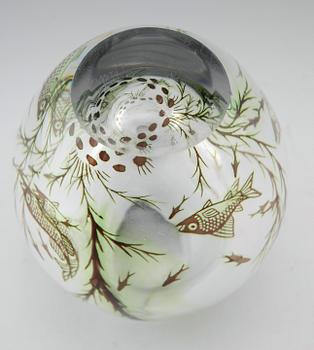 VAS, glas, Fiskgraal, Edward Hald, Orrefors.